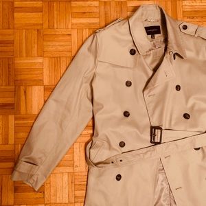 Tan Banana Republic Trench Coat